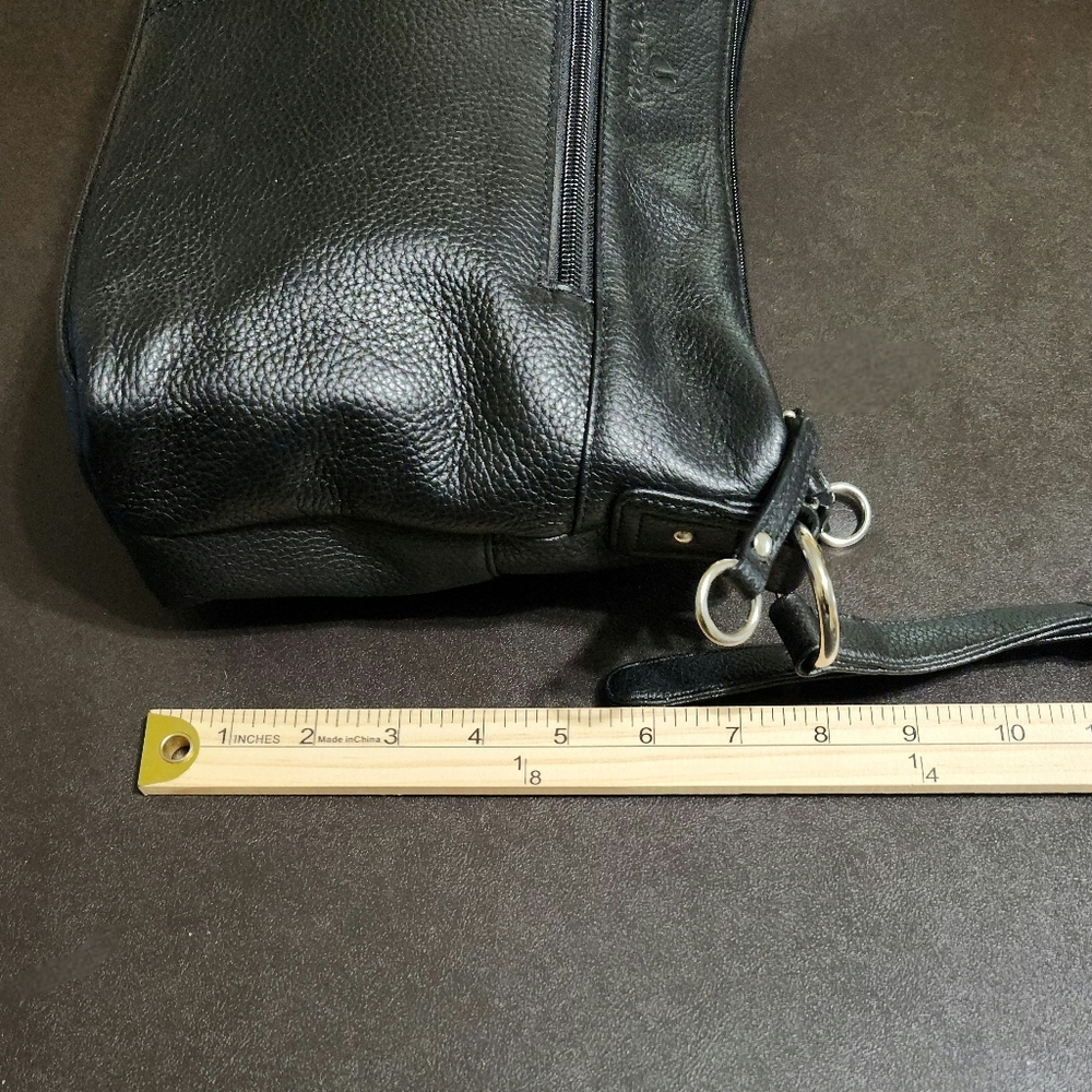 Stone & Co black genuine leather shoulder bag - Picture 8 of 10